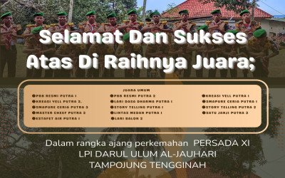 MTs As-Salafiyah Ucapkan Selamat atas Capaian Prestasi Gemilang Pramuka As-Salafiyah