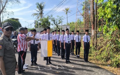 MTs, MA, dan SMK As-Salafiyah Ikuti Lomba Gerak Jalan Tingkat Kecamatan Pakong dalam Rangka HUT RI ke-80