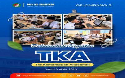 Pelaksanaan TKA Gelombang II Hari Pertama MTs As-Salafiyah Dipantau Langsung Pengawas Pendidikan Kabupaten Pamekasan