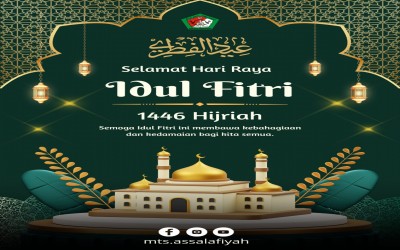 MTs As-Salafiyah Sumber Duko ucapkann selamat Hari Raya Idul Fitri 1446 H