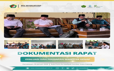 MTs As-Salafiyah Gelar Rapat Evaluasi dan Persiapan Semester Genap Tahun Pelajaran 2025/2026